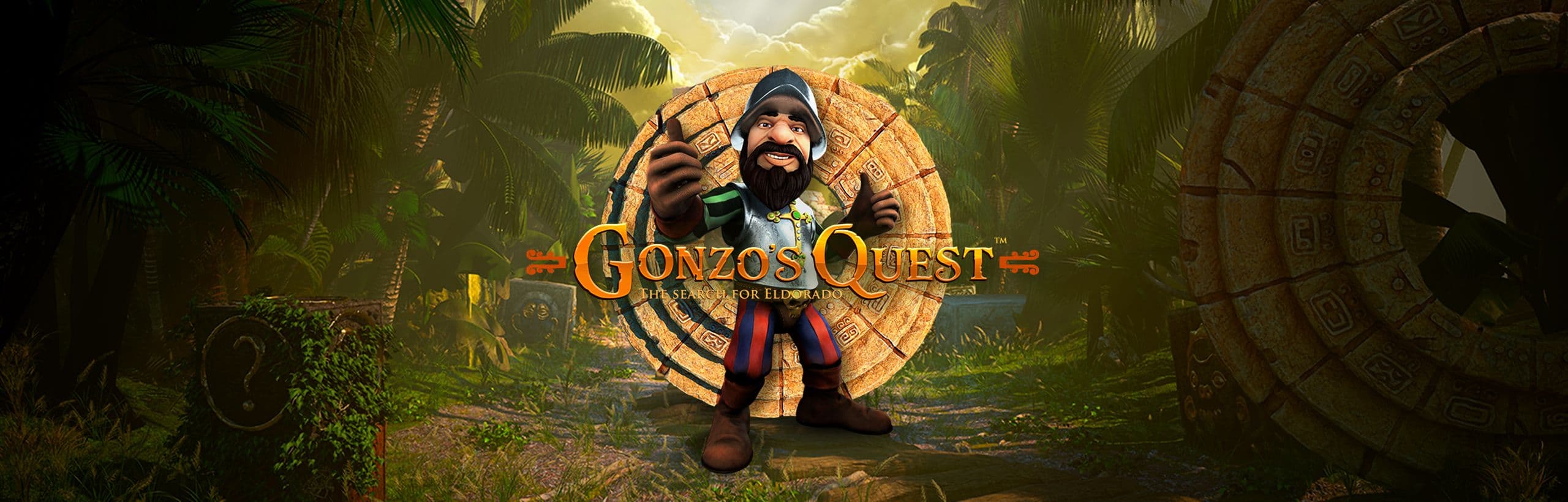 Machine à sous Gonzo's Quest avec le conquistador et les temples aztèques